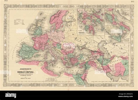 Johnsons Roman Empire Imperium Romanorum Graecia Italia Greece Italy