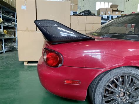 Carbonmiata Mazdaspeed Rear Spoiler For Miata Nb Mk Rx Fd Version