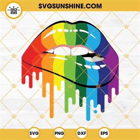 Pride Messy Bun Hair SVG LGBT SVG Rainbow Pride SVG LGBTQ SVG Gay