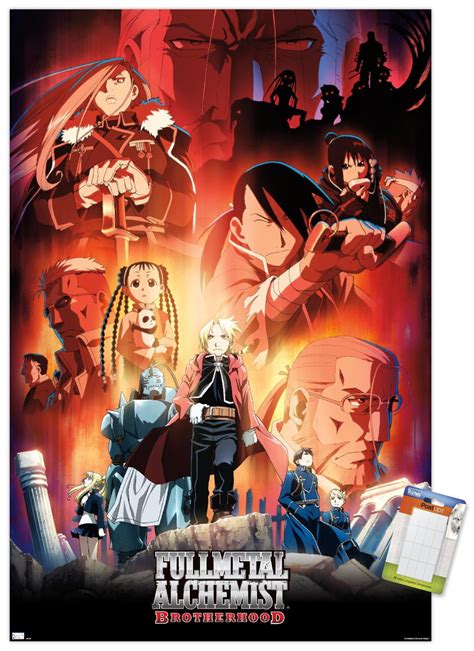 Fullmetal Alchemist Brotherhood Key Art 5 Wall Poster 22375 X 34