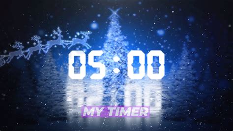 Min Christmas Timer With Music Countdown Timer Minutes Youtube