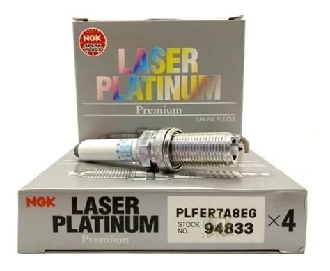 Kit Jogo 4 Velas Laser Platinum Ngk Plfer7a8eg Parcelamento Sem Juros