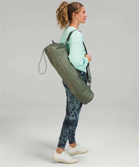 Lululemon Adjustable Yoga Mat Bag - Grey Sage - lulu fanatics