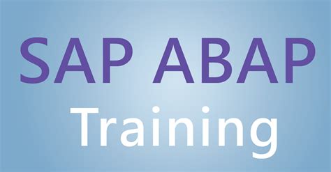 Sap Abap Training In Noida Sap Abap Online Training Course