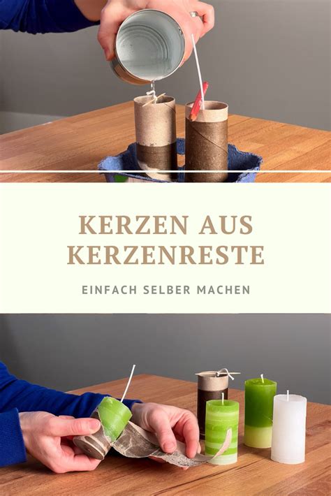 Anleitung Upcycling Kerzen Aus Kerzenresten Und Klorollen Gie En Diy