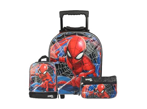 Ripley SET 3 PIEZAS SPIDERMAN MALETA LONCHERA CARTUCHERA SUPER ROJO