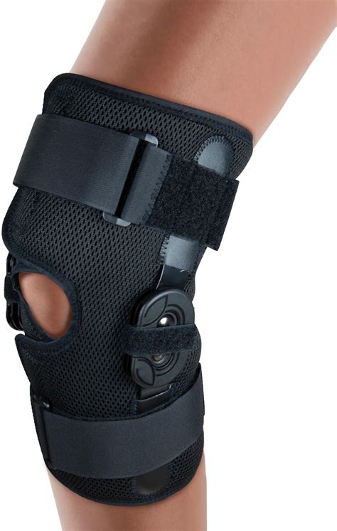 Deluxe Hinged Knee Wraparound Slave Orteza Stawu Kolanowego Z Regulacj