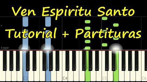 Ven Espiritu Santo Barak Piano Tutorial Cover Facil Partitura Pdf