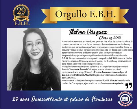 orgulloebh Escuela Bilingüe Honduras