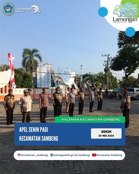 APEL SENIN PAGI KECAMATAN SAMBENG Kecamatan Sambeng Kabupaten Lamongan