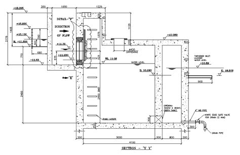 Autocad Drawing File Gives The Details Of Plan Section And Elevation Of