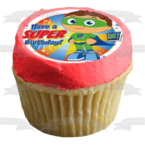 Super Why Have a Super Birthday Whyatt Edible Cake Topper Image ABPID0 ...