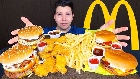 Massive Mcdonalds Feast • Mukbang Youtube