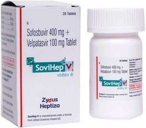 Epclusa Sovihep V Sofosbuvir And Velpatasvir Tablets Pills Rs