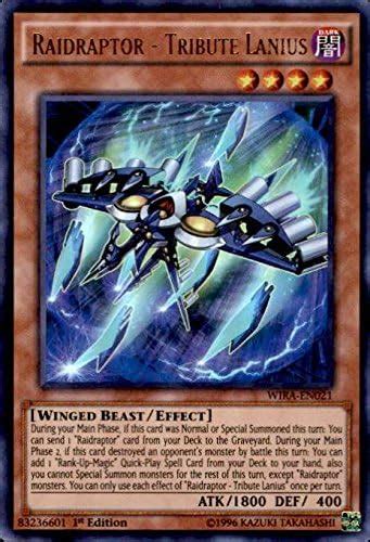 Yu Gi Oh Raidraptor Tribute Lanius Wira En Ultra Rare St