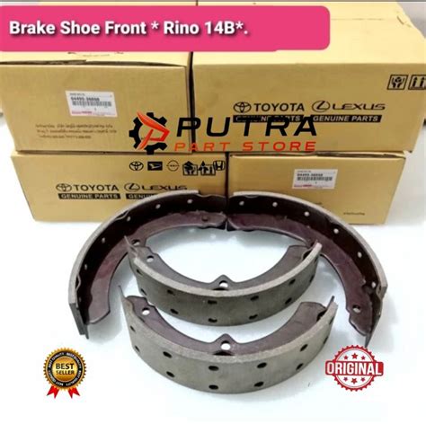 Brake Shoe Front Kampas Rem Depan Rino B Dyna Saurus Et Original