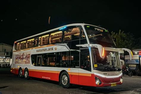 Po Harapan Jaya Rilis Bus Double Decker Pakai Jetbus