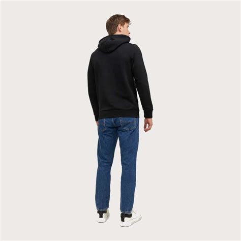 Sudadera Jack Jones Logo Negro Mainland Jeans