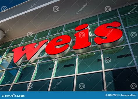 Weis Market Grocery Store Exterior Sign Editorial Photo Cartoondealer