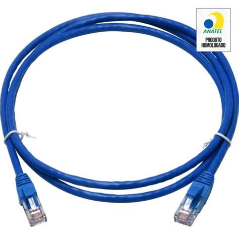 Patch Cord CAT 5E 1 5m Azul Nexans Mundomax