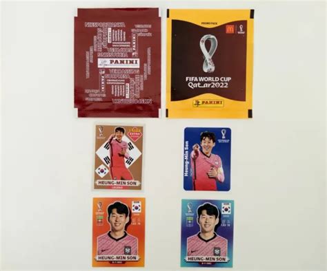 PANINI WM 2022 Qatar Heung Min Son Extra Sticker McD M3 KOR 18