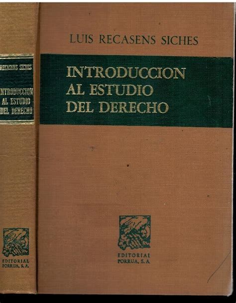 IntroducciÓn Al Estudio Del Derecho 2ª Edición De 3000 Ejs Numerados