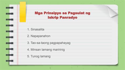 Solution Pagsulat Ng Panradyong Iskrip At Pagsusulat At Pag Uulo Ng