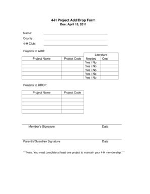 Fillable Online Coopext Colostate Add Drop Form Doc Coopext