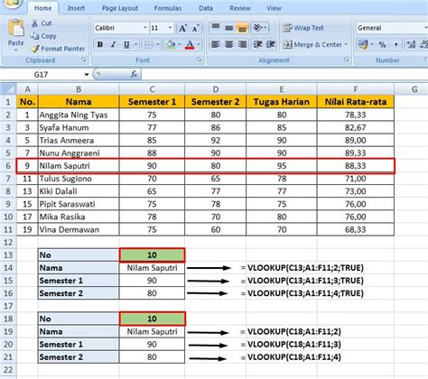 Belajar Rumus Excel Vlookup Ini Penjelasan Dan Contohnya