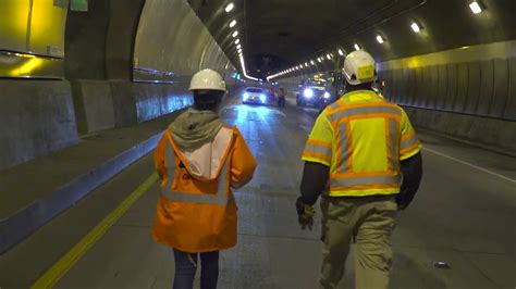 Caldecott Tunnel Maintenance Caltrans News Flash Youtube