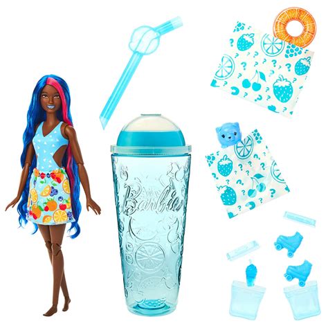 Barbie Pop Reveal Frutas Mu Eca Que Revela Sus Colores Con Accesorios