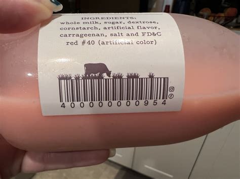 Cute Barcode On Strawberry Milk R Barcodeporn