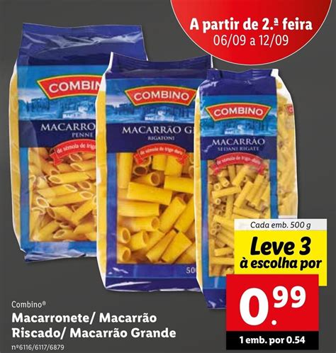 Promo O Combino Macarronete Macarr O Riscado Macarr O Grande G Em Lidl