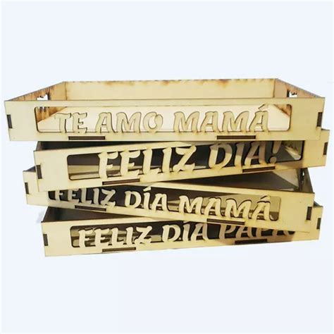 Bandejas Fibrofacil Desayuno Personalizadas Madera X En Venta En