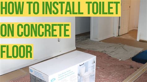 How To Install A Toilet In The Basement With Concrete Floor - Openbasement