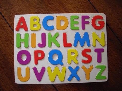 Wooden Alphabet Learning Puzzle Board In Norwich Norfolk Gumtree