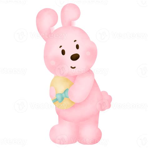 Watercolor Easter Bunny 21096353 Png