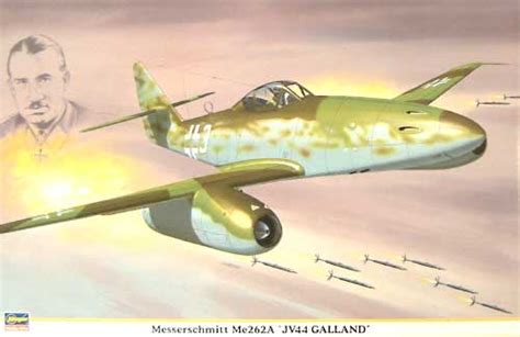 ハセガワ メッサーシュミット Me262a Jv44 ガーランド 132 飛行機 限定生産 08123 プラモデル