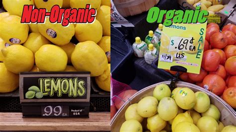 A Quick Cost Comparison Between Organic And Non Organic Food Youtube