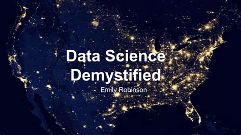 Data Science Demystified Ppt