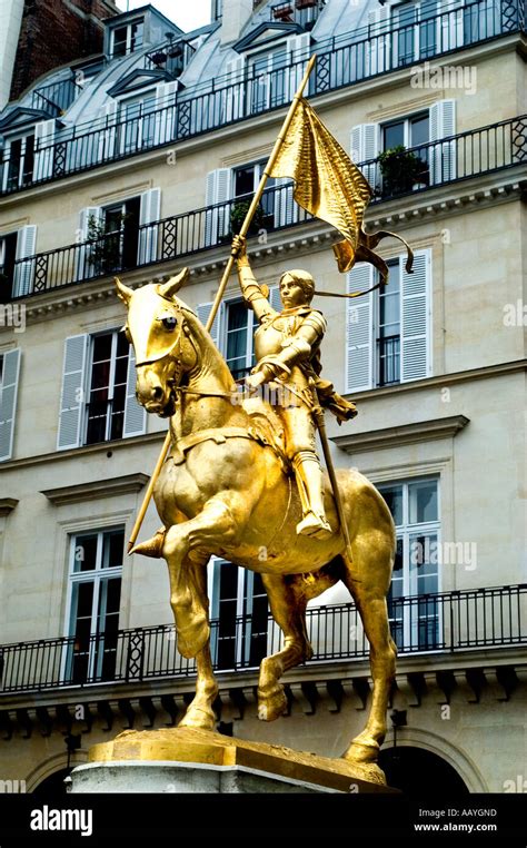 France Paris Jeanne Darc Joan Of Arc Gold Joan Of Arc 1412 1431 The