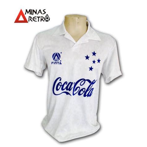 Camisa Retr Cruzeiro Super Copa Segundo Uniforme Minas Retr