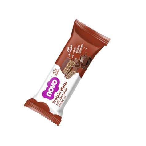 Novo Protein Milk Chocolate Protein Wafer 40g Caffe Buongiorno Store