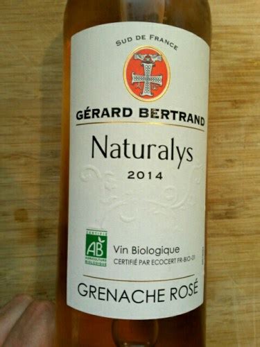 G Rard Bertrand Naturalys Grenache Ros Vivino Us