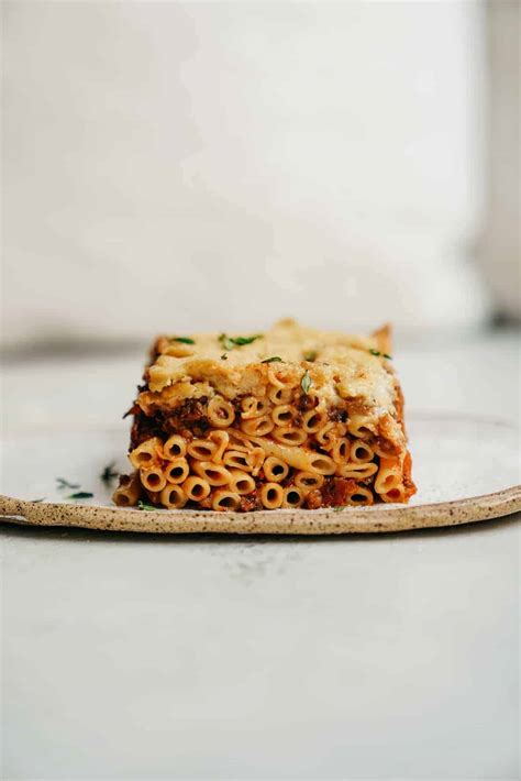 Vegan Greek Pastitsio Recipe Foodbymaria