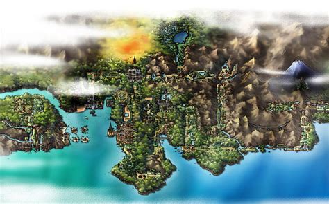 Mapa De La Regi N De Kanto Y Johto