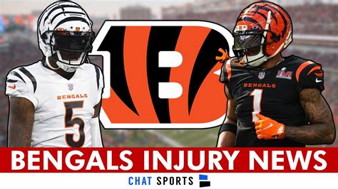 Major Bengals Injury News On Tee Higgins Jamarr Chase And Sam Hubbard