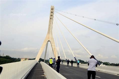 Infrastructures Visite Des Travaux Du E Pont Reliant Les Communes De