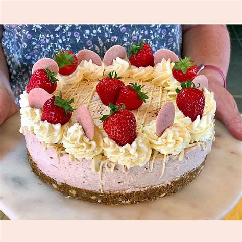 Strawberry Cheesecake No Bake Easy Gluten Free