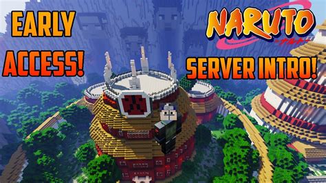 Naruto Minecraft Server Intro Early Access Info Map And More